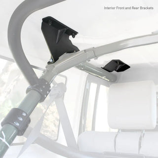 Go Rhino Direct Roof Mounting Kit for SRM Rack: Fits Jeep Wrangler JK (07-19) w/ Hardware - Black