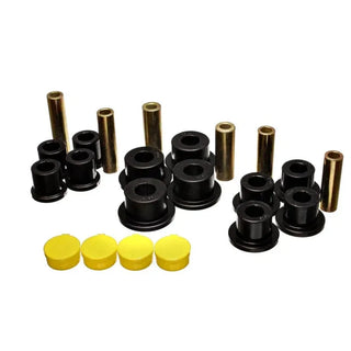 Energy Suspension Perf Polyurethane Rear Leaf Spring Bushing Set (REAR): Dodge Ram (02-10) - Black