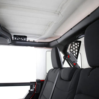 Go Rhino SRM Roll Bar Mount Kit (TEXTURED BLACK): Fits Most Jeep Wrangler Models (2007-2026)