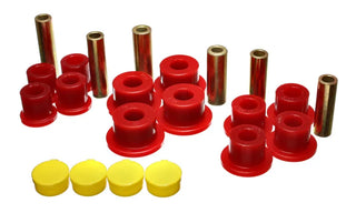 Energy Suspension Perf Poly Rear Leaf Spring Bushing Set: Dodge Ram (02-10) - Red