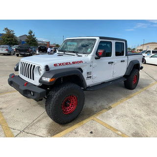 Go Rhino Dominator Extreme D6 SideStep Kit w/ Brackets: Fits Most Jeep Gladiator Models (2018-2026)