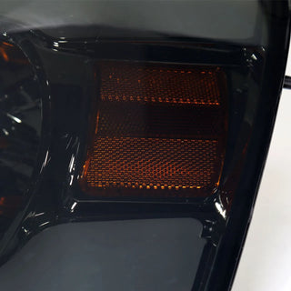 Spec D OEM Style Headlights w/ LED Bar (Smoke): Dodge Ram 2006 - 2008