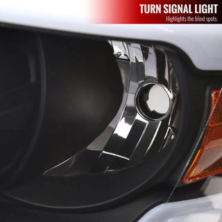 Spec D OEM Style Headlights w/ LED Bar (Black): Dodge Ram 2006 - 2008