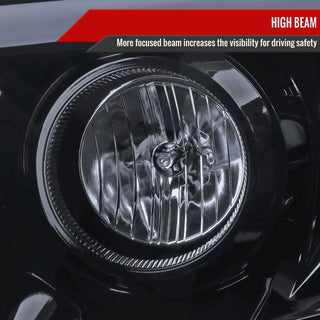 Spec D LED Projector Headlights (Smoke): Dodge Ram 2006 - 2008