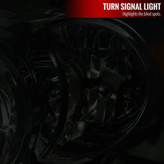 Spec D Crystal Headlights (Smoke): Dodge Ram 1500 2006 - 2008 /  2006-2009 RAM 2500 3500