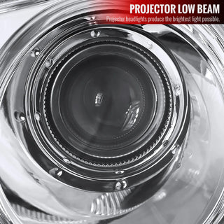 Spec D Projector Halo Headlights (Chrome): Chrysler 300 2005 - 2010