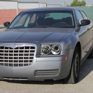 Spec D Projector Halo Headlights (Chrome): Chrysler 300 2005 - 2010