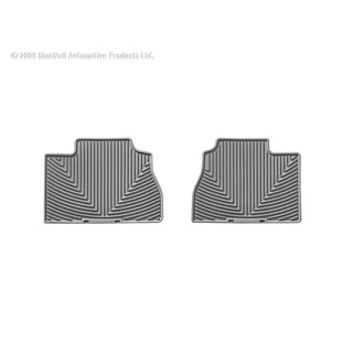 WeatherTech Rear Rubber Mats - Fits Most Dodge / Ram 1500 / 2500 / 3500 Models (2002-2018) - Grey