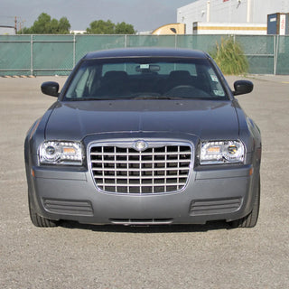 Spec D Projector Halo Headlights (Chrome, Version 2): Chrysler 300 2005 - 2010