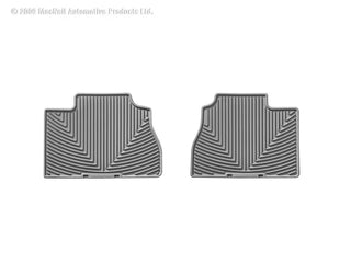 WeatherTech Rear Rubber Mats - Fits Most Dodge / Ram 1500 / 2500 / 3500 Models (2002-2018) - Grey