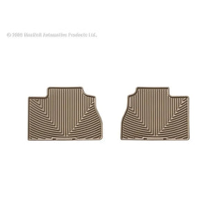 WeatherTech Rear Rubber Mats - Tan: Fits Most Dodge / Ram 1500 / 2500 / 3500 Models (2002-2018)