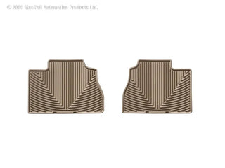 WeatherTech Rear Rubber Mats - Tan: Fits Most Dodge / Ram 1500 / 2500 / 3500 Models (2002-2018)