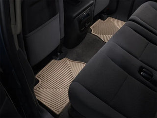 WeatherTech Rear Rubber Mats - Tan: Fits Most Dodge / Ram 1500 / 2500 / 3500 Models (2002-2018)