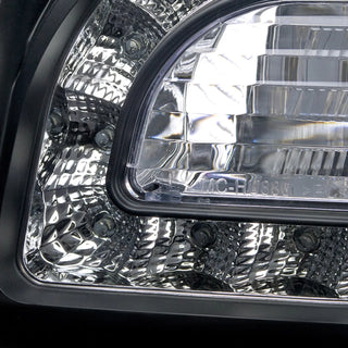 Spec D Projector Halo Headlights (Black, Version 2): Chrysler 300 2005 - 2010