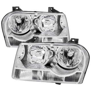 Spec D OEM Style Headlights (Chrome): Chrysler 300 2005 - 2010