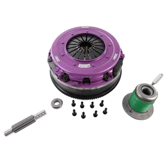 XCLUTCH Twin Solid Organic Clutch Kit + Flywheel 10.5" (F&R): Dodge Challenger 2009-10/12-23 5.7L/6.4L/6.1L/6.2L HEMI