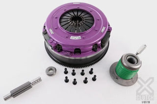 XCLUTCH Twin Solid Organic Clutch Kit + Flywheel 10.5" (F&R): Dodge Challenger 2009-10/12-23 5.7L/6.4L/6.1L/6.2L HEMI