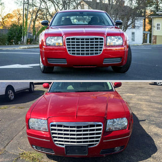 Spec D OEM Style Headlights (Chrome): Chrysler 300 2005 - 2010