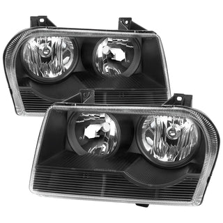 Spec D OEM Style Headlights (Black): Chrysler 300 2005 - 2010