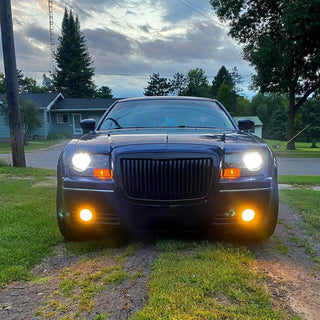 Spec D OEM Style Headlights (Black): Chrysler 300 2005 - 2010