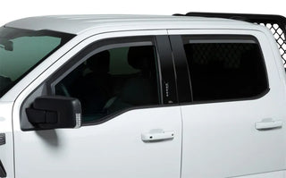 Putco Element Matte Black Window Visors Set (F&R): Ram 1500 Crew Cab (19-26)