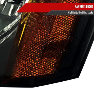 Spec D OEM Style Headlights (Smoke): Jeep Grand Cherokee 2005 - 2007
