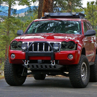 Spec D OEM Style Headlights (Smoke): Jeep Grand Cherokee 2005 - 2007