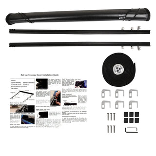 Spec D Vinyl Roll-Up Tonneau Cover: Dodge Ram (w/ 6.5ft Bed) 2002 - 2018