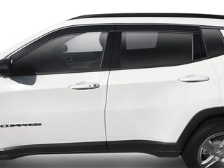 Husky Liners Low Profile Ventvisor 4pc Window Deflector: Jeep Grand Cherokee (11-21) - Chrome Trim