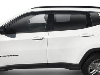 Husky Liners Low Profile Ventvisor 4pc Window Deflector: Jeep Grand Cherokee (11-21) - Chrome Trim