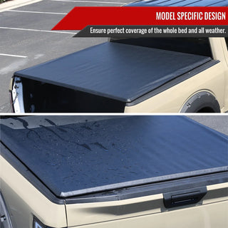 Spec D Vinyl Roll-Up Tonneau Cover: Dodge Ram (w/ 6.4ft Bed) 2002 - 2018