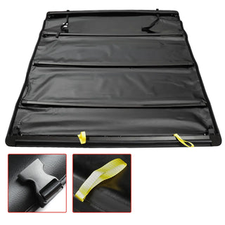 Spec D Vinyl Roll-Up Tonneau Cover: Dodge Ram (w/ 6.4ft Bed) 2002 - 2018