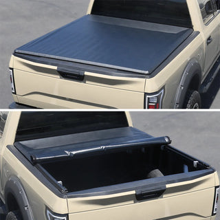 Spec D Vinyl Roll-Up Tonneau Cover: Dodge Ram (w/ 6.4ft Bed) 2002 - 2018