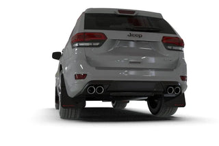 Rally Armor UR Premium Urethane Mud Flap Kit: Jeep Grand Cherokee (2011-2021) - Metallic Black Logo
