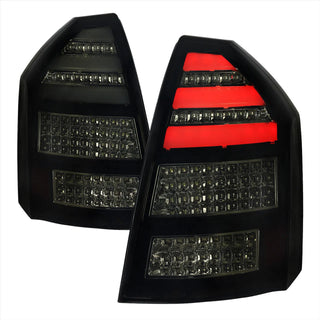 Spec D LED Tail Lights (Dark Smoke): Chrysler 300C 2005 - 2007