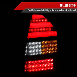 Spec D LED Tail Lights (Dark Smoke): Chrysler 300C 2005 - 2007