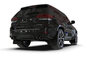 Rally Armor UR Premium Urethane Mud Flaps: Jeep Grand Cherokee (2011-2021) - Black w/ Red Logo