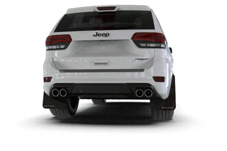 Rally Armor UR Premium Urethane Mud Flap: Jeep Grand Cherokee (2011-2021) - White Logo