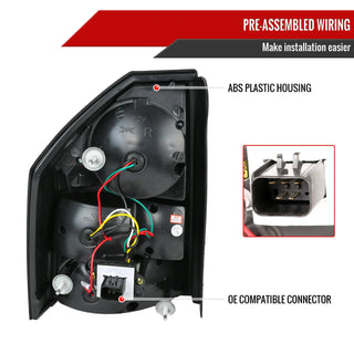 Spec D LED Tail Lights (Dark Smoke): Chrysler 300C 2005 - 2007