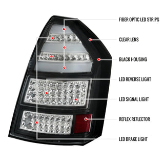 Spec D LED Tail Lights (Black): Chrysler 2005 - 2007