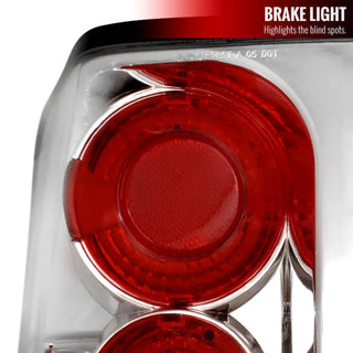 Spec D Altezza Tail Lights (Chrome): Jeep Grand Cherokee 2005 - 2006
