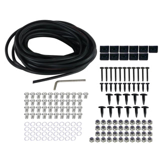 Spec D Riveted Style Fender Flares (Smooth Black, 4pc): Dodge Ram 2002 - 2009