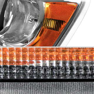 Spec D OEM Style Headlights (Chrome): Dodge Durango 2004 - 2006