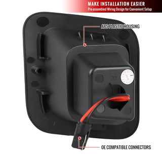 Spec D LED License Plate Lamp (Smoke): Dodge Ram 2003 - 2018
