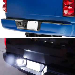 Spec D LED License Plate Lamp (Smoke): Dodge Ram 2003 - 2018