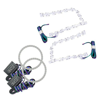 ORACLE Lighting ColorSHIFT Halo Kit DRL Upgrade (F&R): Chrysler 300 (11-24)