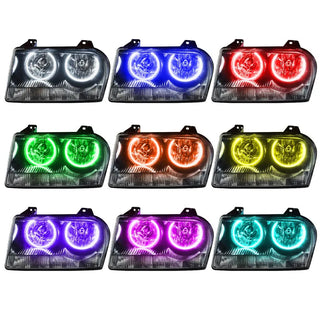 ORACLE Lighting Pre-Assembled SMD Halo Headlights ColorSHIFT (FRONT): Chrysler 300 (05-10)