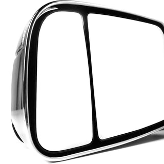 Spec D Manual-Fold Heated Mirror Set w/ Turn & Puddle Light (F&R): Dodge Ram (02-10) - Chrome
