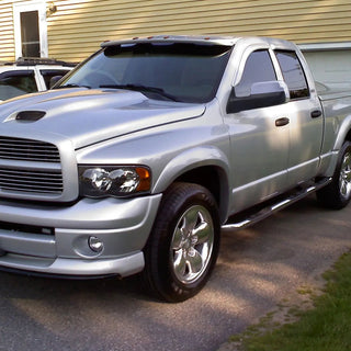 Spec D Manual-Fold Heated Mirror Set w/ Turn & Puddle Light (F&R): Dodge Ram (02-10) - Chrome