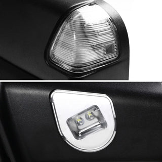 Spec D Heated Manual-Fold Mirror Set w/ Signal & Puddle Light (F&R): Dodge Ram (02-09)